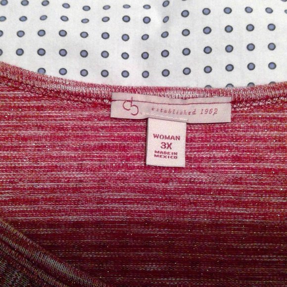 Dress Barn womans plus 3X top - Picture 3 of 3